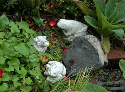 Garden Decoration Frog Patio Stone Figures Figure Decorative Statue